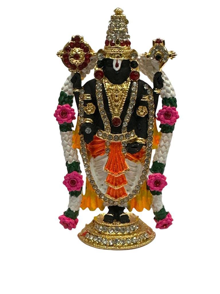 Buy Tirupati Balaji Idol Lord Venkateswara Idol Metal Statue for Car