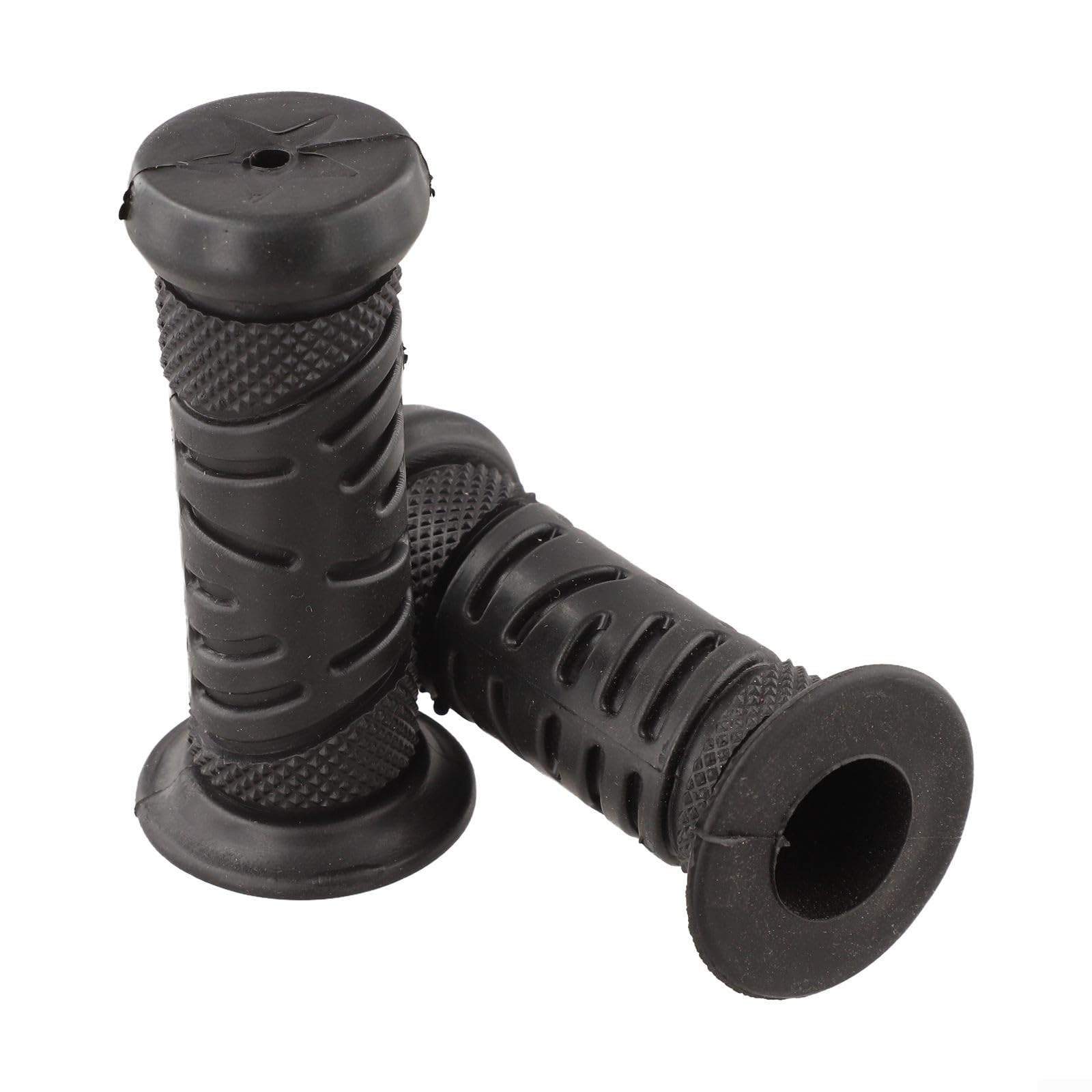 Yhenlovtt Kids Bike Grips, Rubber Non-Slip Handlebar Grips for Children Bicycle Scooter Tricycle, Comfortable Handgrips with Colorful Options(black) — image 1