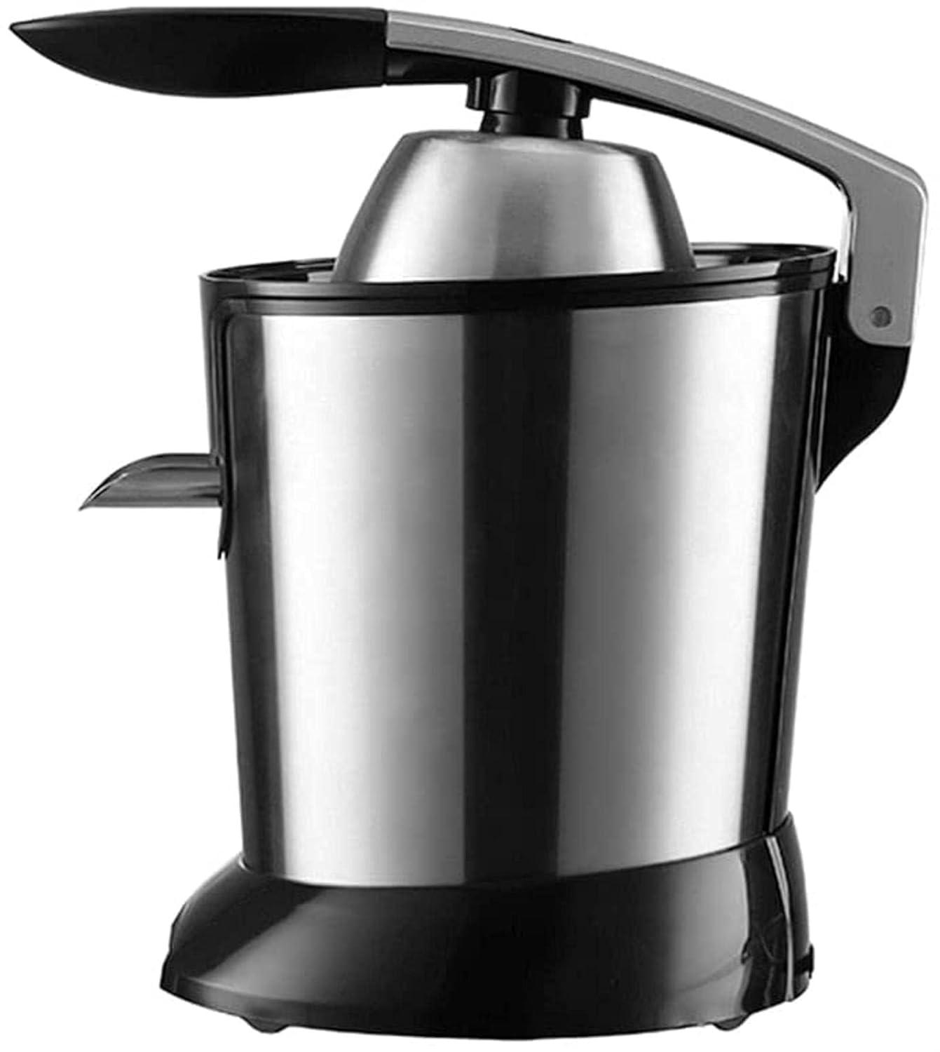 Electric Citrus Juicer Machine 160W Stainless Steel Fruit Extractor 650ml Capacity One-Button Squeezer for Orange Lemon Grapefruit