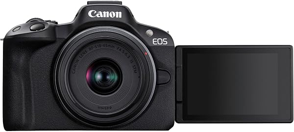 Canon EOS R50 Appareil Photo Numérique Hybride 24,2 + RF-S 18-45mm is STM