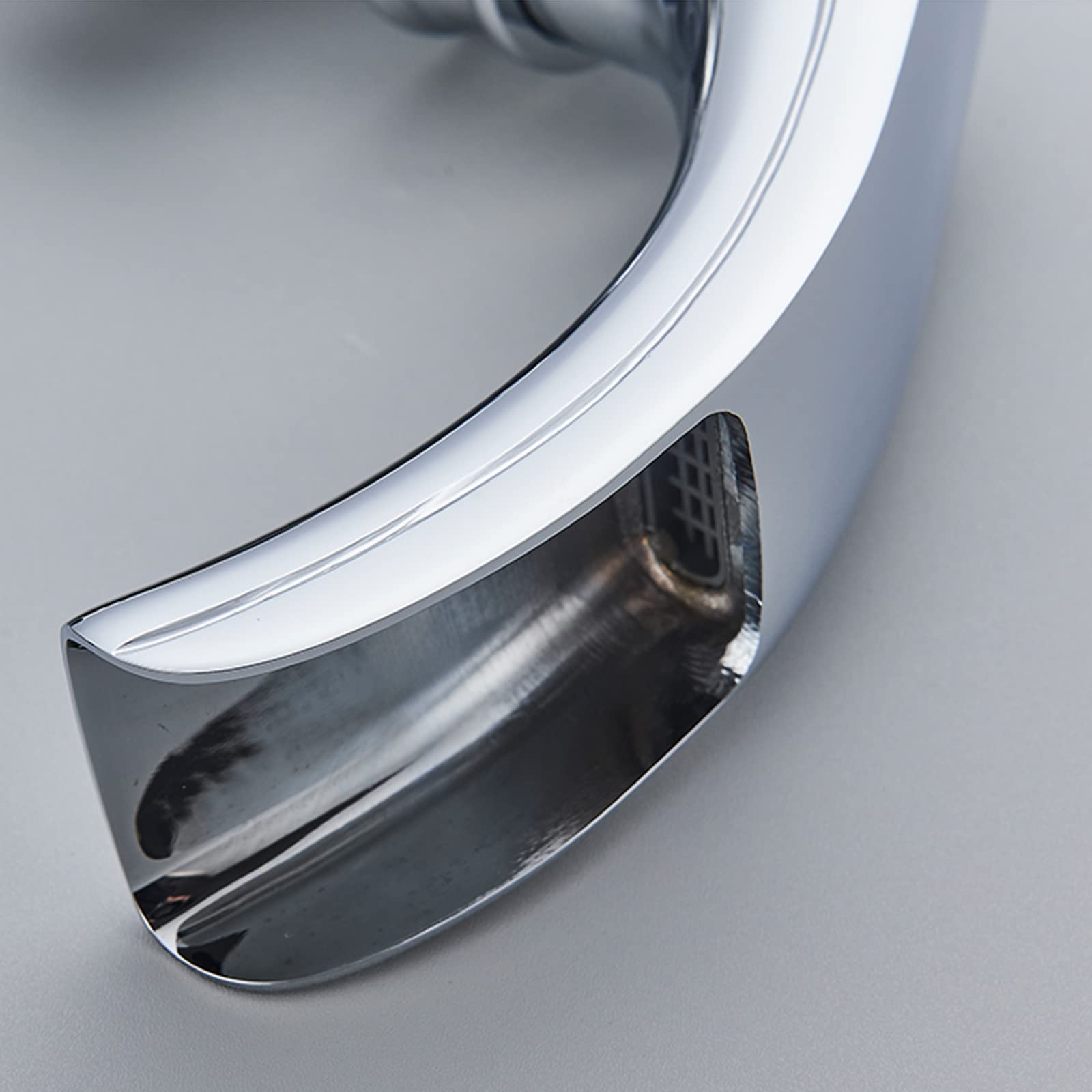 grifo de ducha, Ducha de mano cascada grifo bañera mezclador ducha baño(Chrome)