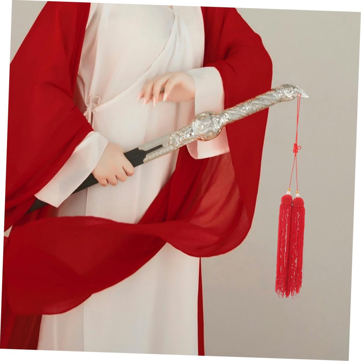 2pcs Tassel Pendant for Martial Arts Vibrant Hanging Tassel Decoration Cloth Material for Competition and Training Decor
