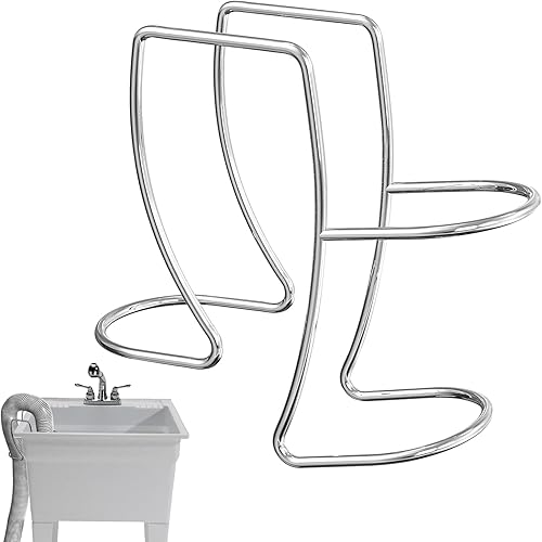 Soporte de manguera de drenaje de arandela de acero inoxidable 304, gancho de abrazadera ajustable, se adapta a todas las mangueras de bañera