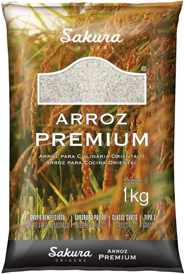 Arroz Japonês Koshihikari Premium Sakura 1Kg