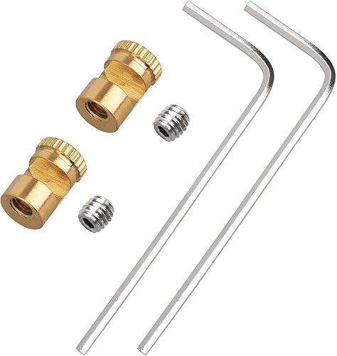 Miniatura 1 de Paquete de 2 pernos de pulgar para cuchillo plegable Buck 110, botón de pulgar de repuesto universal para cuchillos de caza plegables, grosor de la