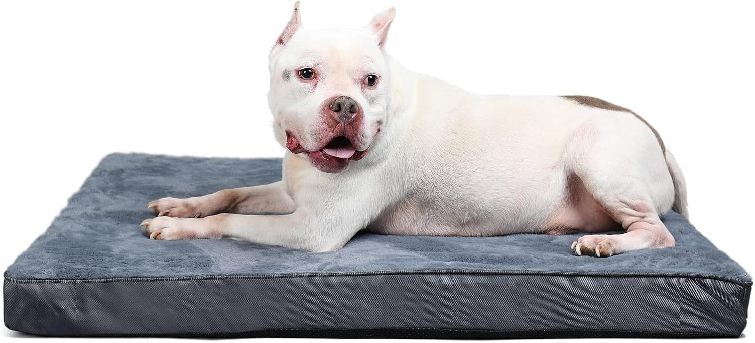 Dog Crate Bed Waterproof Deluxe Plush Dog Beds with