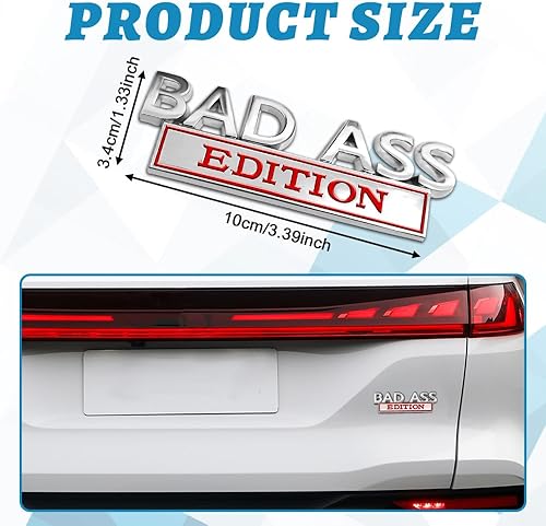 Miniatura 2 de Adhesivo para el cuerpo del automóvil, calcomanía 3D para guardabarros, etiqueta de modificación de automóvil, letras 3D para capó delantero,