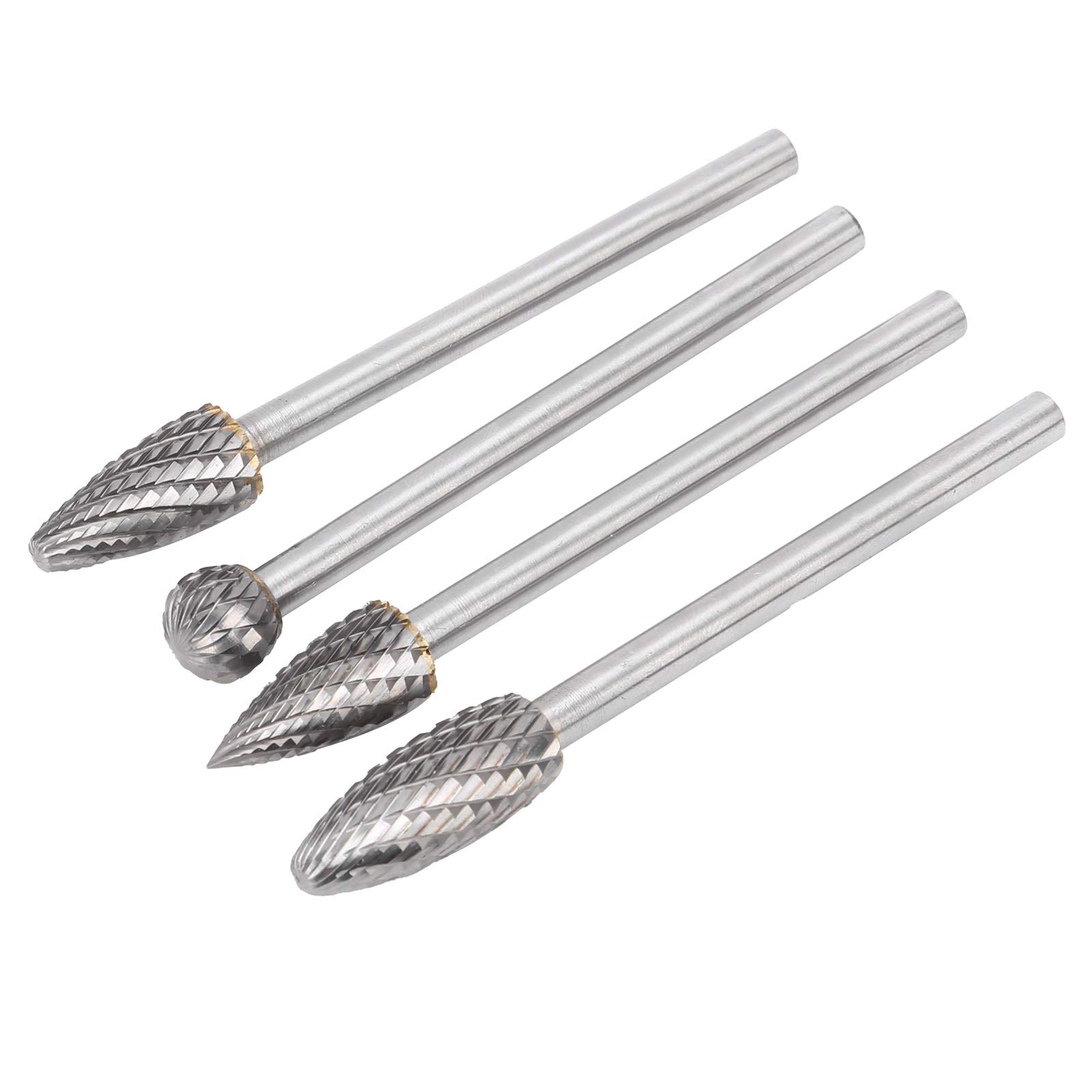 Limes rotatives en acier au tungstène, tige de 6 mm, outils de travail du métal de qualité professionnelle pour la fabrication de moules, pièces de machine, finition, ensem