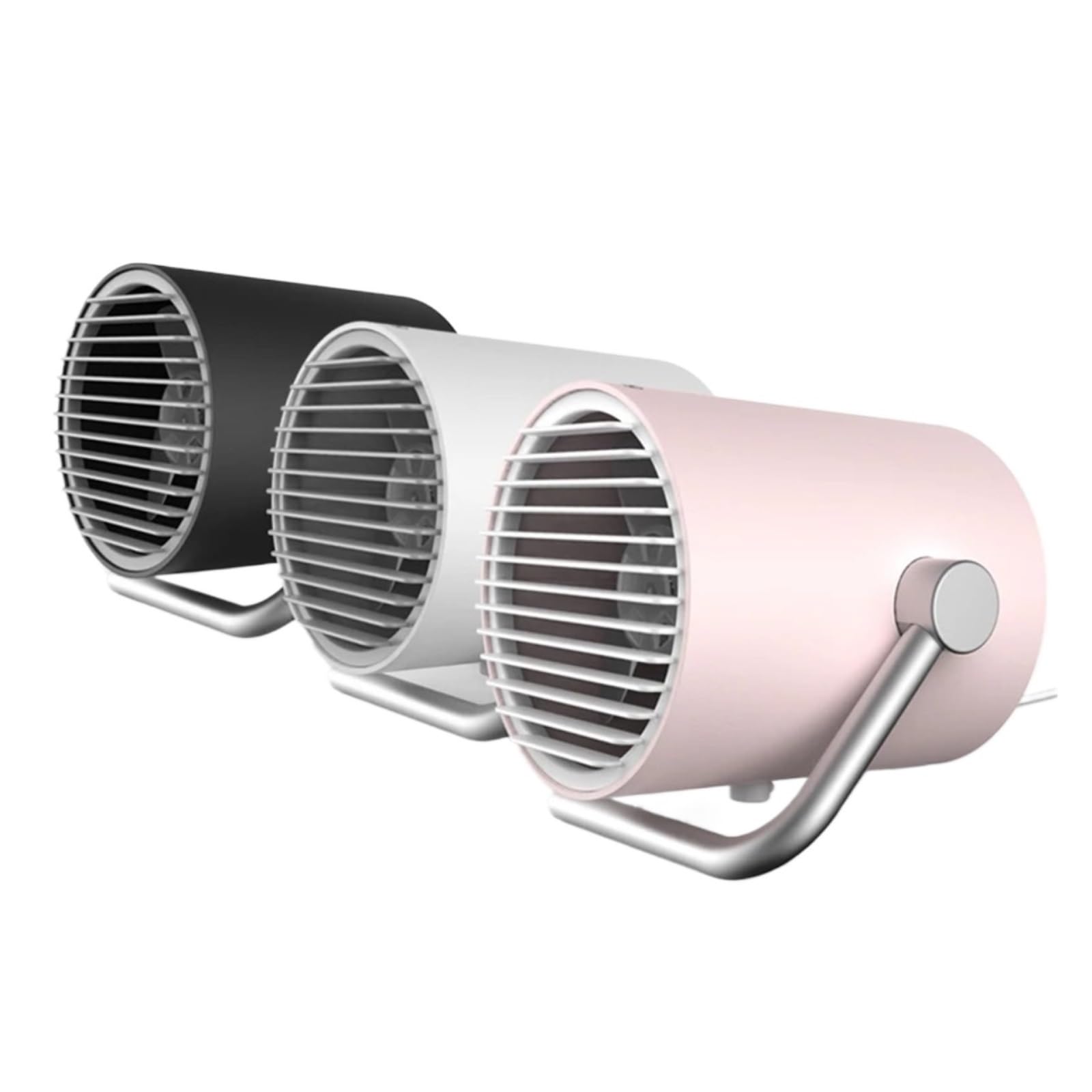 Przenośny Wentylator Chłodzący USB Mini Elektryczny Biurkowy Super Wyciszenie Na PC/laptop/Power Bank Letni Gadżet DC 5V Lekki(White Black Pink)