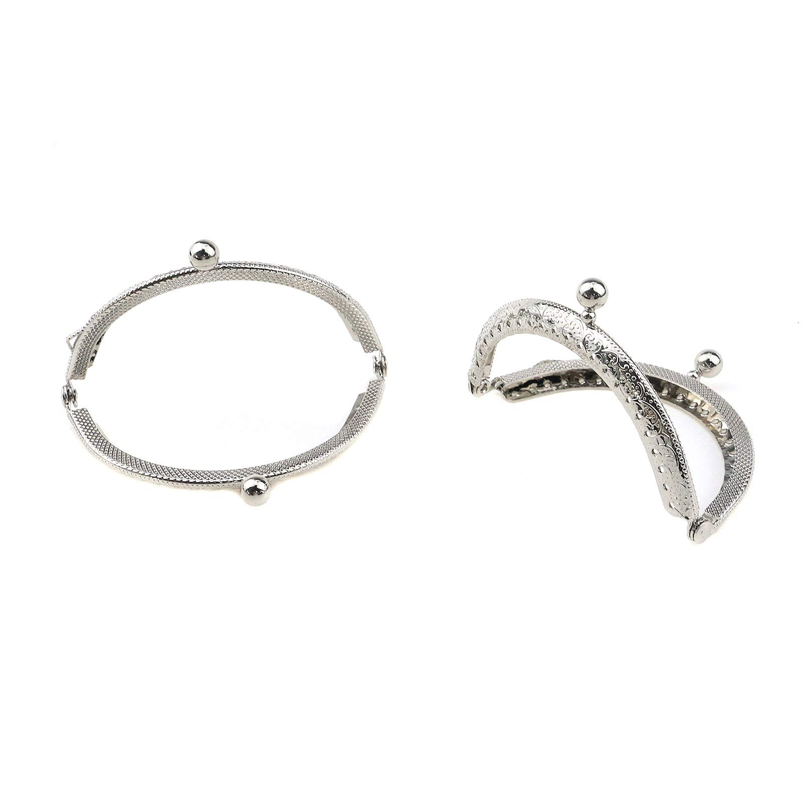 Kit Fermoir Porte-monnaie - Adulte - 10 Cm - Noir - Métallique - Mixte Noir - Bagagerie - Maroquinerie