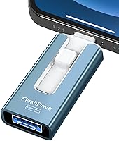 Vista 10 de 256GB USB Flash Drive for Phone and Pad, Photo Stick High Speed External USB Thumb Drives Photo Storage Memory Stick for Save More Photos and Videos