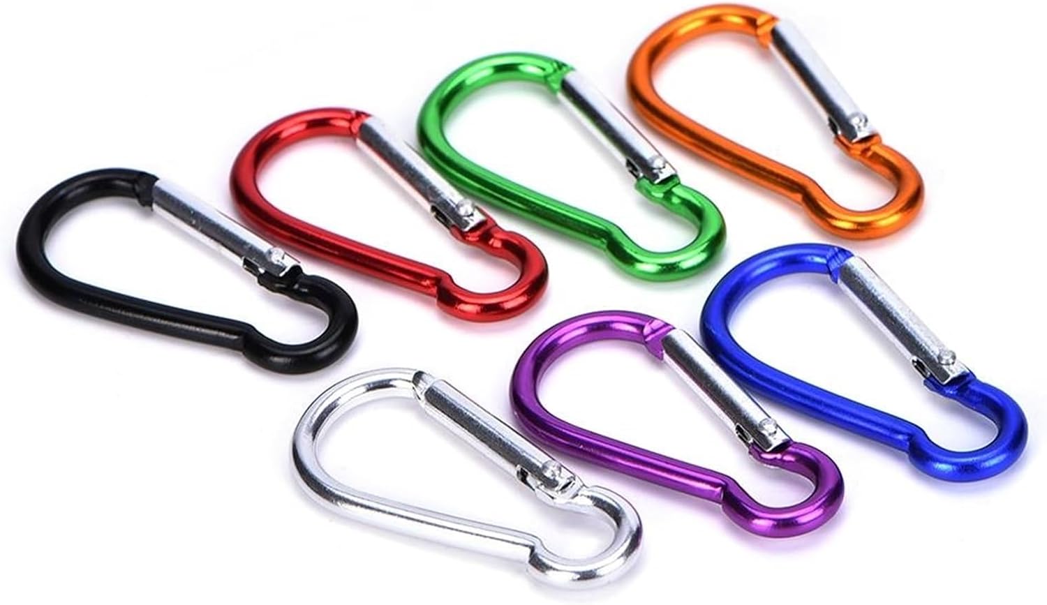 Snap Clips Snap Hooks 5Pcs Aluminum Alloy D Spring Clip Tools