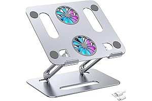 Laptop Stand with Built-in Cooling Fan