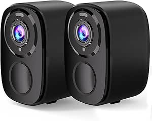 2Pack Security Cameras Wireless Outdoor/Home Security,5MP Battery Powered WiFi Surveillance Camera with Spotlight, AI Motion Detection,Color Night Vision,2-Way Talk, Cloud/SD Storage,Works with Alexa asin的图片