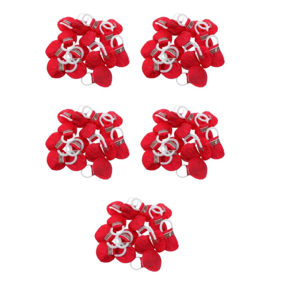 TOYANDONA 75 Pezzi Coriandoli a Mano in Carta Rossa per Feste, Matrimonio e | Nastro Festivo Resistente Agli Strappi, Effetto Visivo Vivace, senza Sporco, per Esterno e Celebrazioni