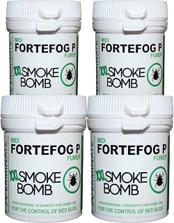 Xterminate XXL Smoke Bomb Fogger Fumer for Bed Bugs - Professional Formula for Home Use (HSE Approved And Tested) 16g (4 pack)