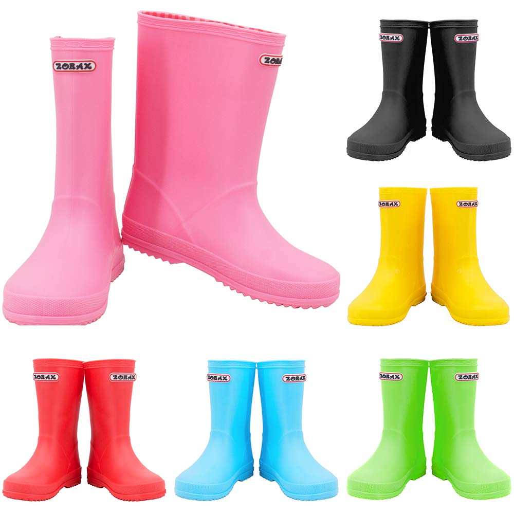 Zorax Girls Boys Waterproof Non-Slip Kids Motorbike Rain Boots Child Shoes Wellies Unisex Children Wellington Boots — view 8