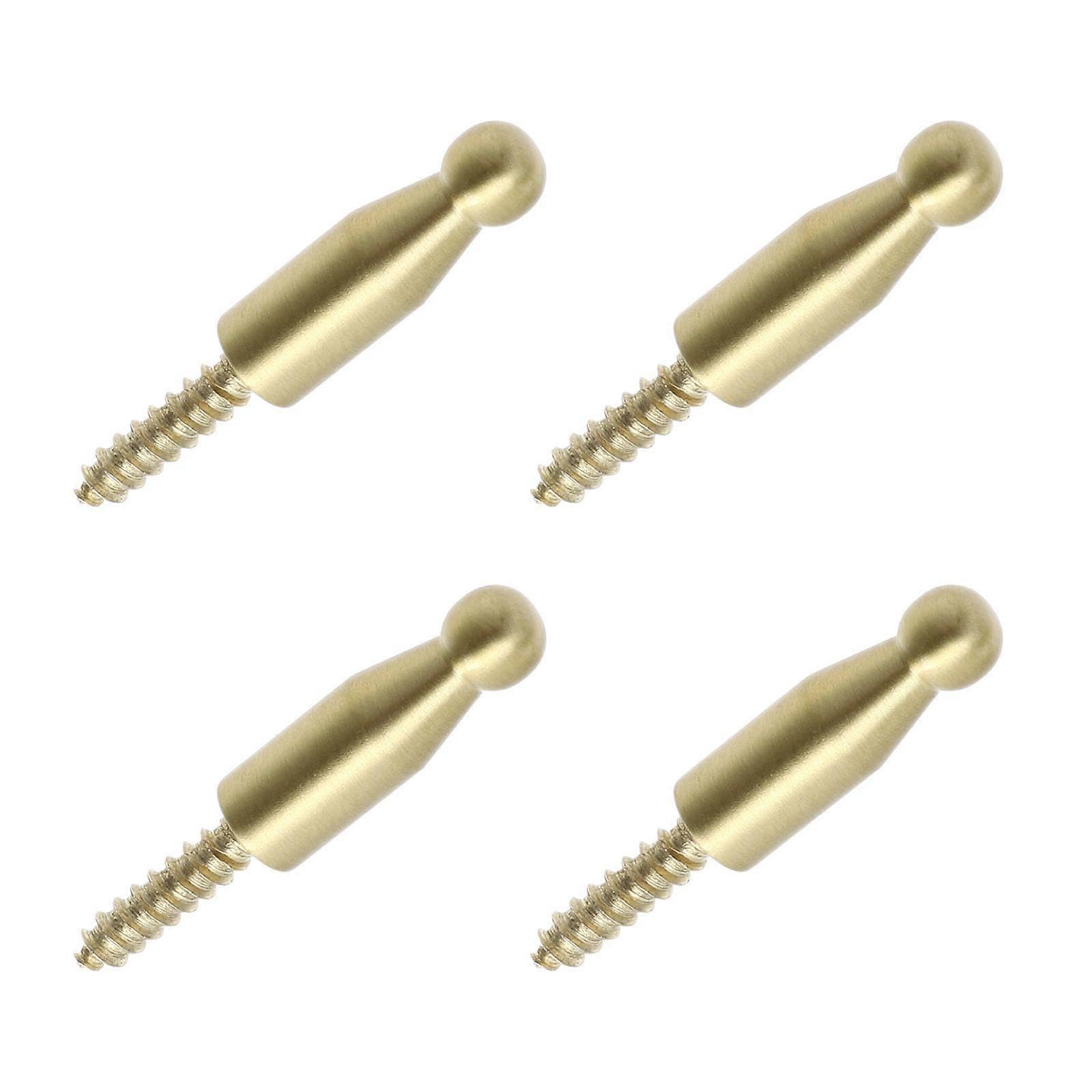 JOYHAPPST 4pcs Brass Coat Hook Hat Single Hook Kitchen Wall Door Hook Practical Bathroom Hook