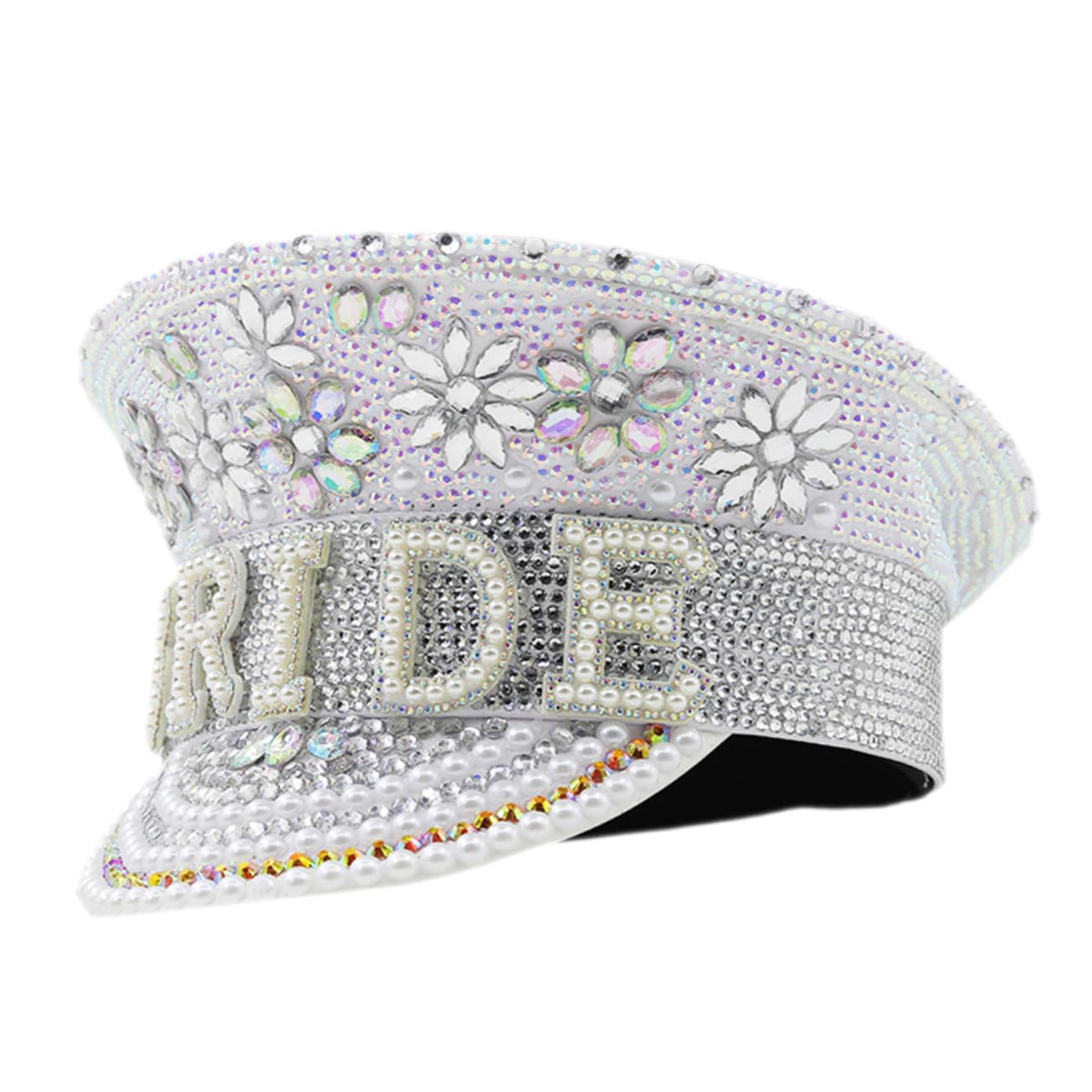 Cabilock Sombrero De Para Novia Despedida De Soltera Bodas Accesorios De Fotografía Sombrero De Playa Regalos De Novia