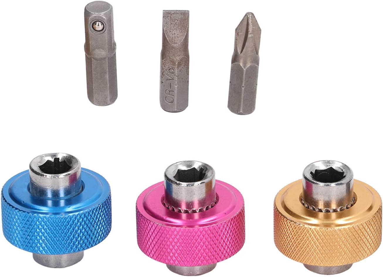 Aramox 3pcs Short Screwdriver Cross Flat Head Screwdrivers Mini Slotted Screwdriver Universal for Repairing Maintenance