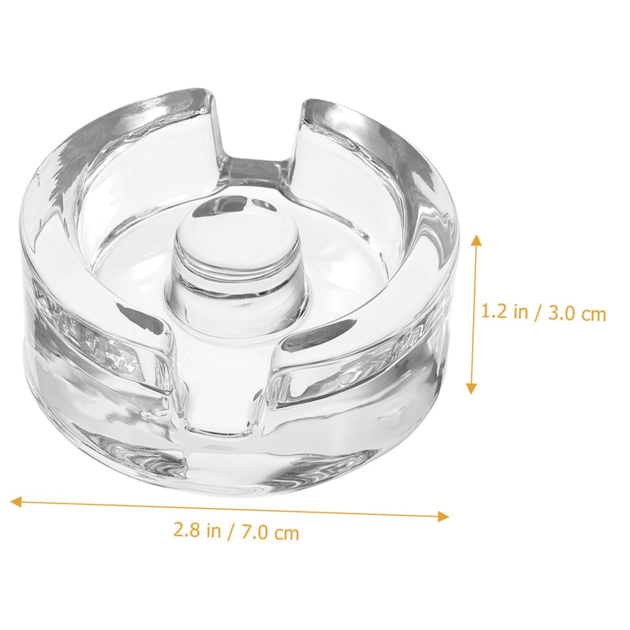Ciieeo 5 Stück Teiliges Glas-gärgewicht mit Griff Transparentes Fermentiergewicht für Öffnung Geeignet für Einmachgläser Sauerkraut und Gurken Einfache Handhabung Langlebiges Material