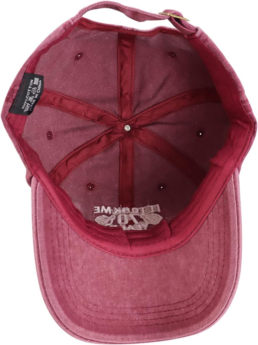 It Took Me 70 Years to Look This Good Hat for Women Men, Funny Adjustable Embroidery 70th Birthday Baseball Cap - Image 5