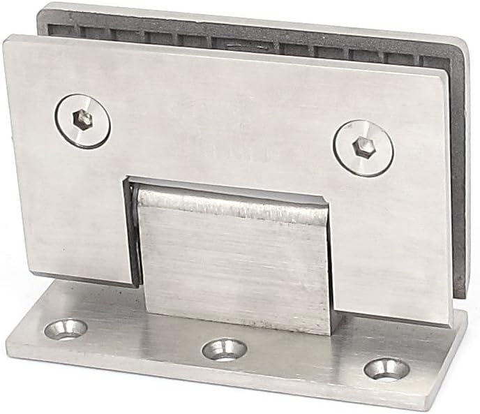 Aexit 7mm Thick 202 Stainless Steel Bathroom Stair Glass Clip Support (62db7f59b33b518b669ba4cf7ae75a66)
