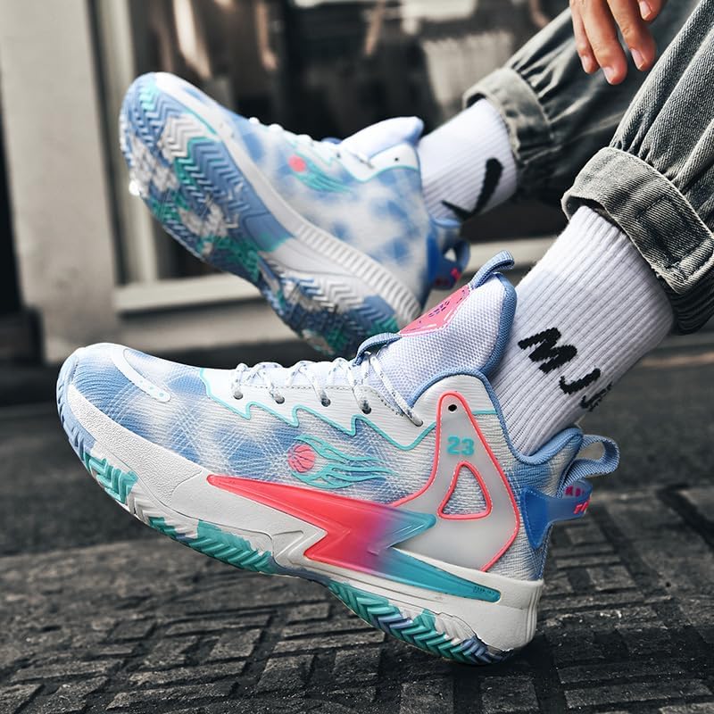 Basketball Shoes for Womens and Mens, Breathable Non Slip Outdoor Casual Unisex-Adult Fashion Sneakers - Image 6