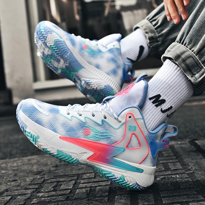 Image of Basketball Shoes for Womens and Mens, Breathable Non Slip Outdoor Casual Unisex-Adult Fashion Sneakers