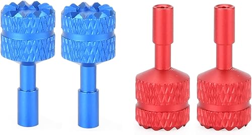 2 pares de palillos de mando Mini 3 Pro para DJI RC mando a distancia de aleación de aluminio piezas de repuesto para accesorios DJI Mini 3 Pro rojo