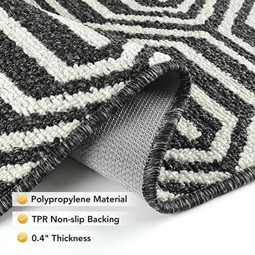 Indoor Doormat,Front Back Door Mat Rubber Backing Non Slip Door Mats 32”X48” Absorbent Resist Dirt Entrance Doormat Inside Floor Mats Area Rug For Entryway Machine Washable Low-Profile(Black) #TOP2