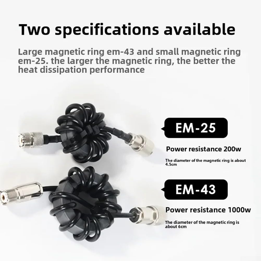 1.8-30 Onde corte Choke Coil Anello magnetico è adatto per HF onde corte Radio (EM-43)