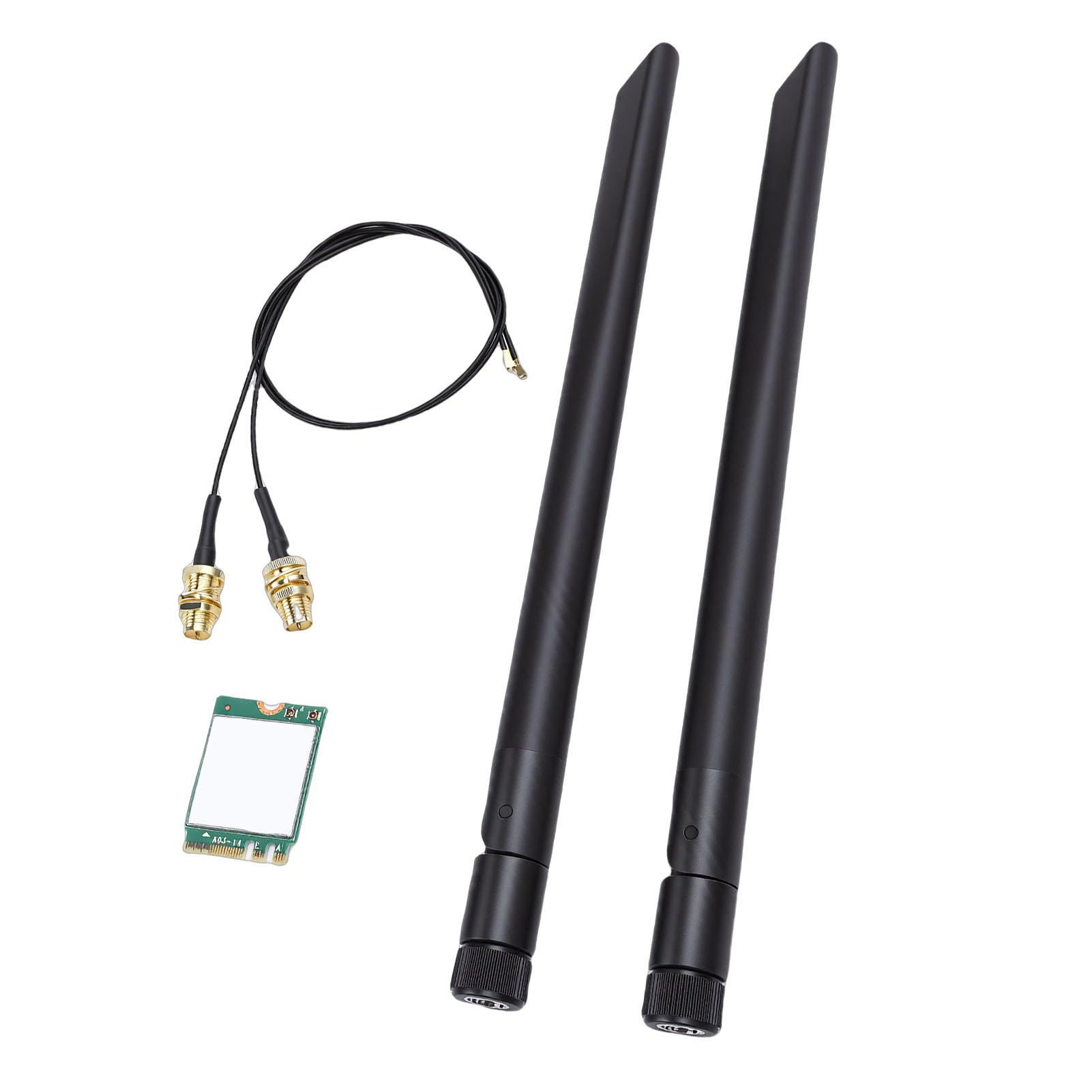 Scheda di Rete WiFi, AX1675X Scheda Wireless WiFi 6E M.2 2.4G 5G 6G Adattatore di Rete per PC Bluetooth 5.3 Tripla Banda con Doppia Antenna da 8 DB Supporto per, Supporto per