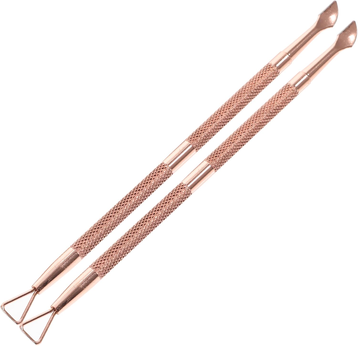 DRESSOOS 2Pcs Nail Push Cuticle Cleaning Pusher Schraper Gel Polish Metal Cuticle Pusher Cuticle Tools Nail Art Benodigdheden Pedicure Tools Cuticle Pushers Nail Cuticle Pusher