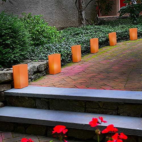 Lumabase Electric Led Luminaria Kit, Tan - Set Of 6 #TOP1