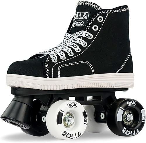 Crazy Skates Rolla - Patines de cuatro ruedas para niños y niñas, ideales para principiantes