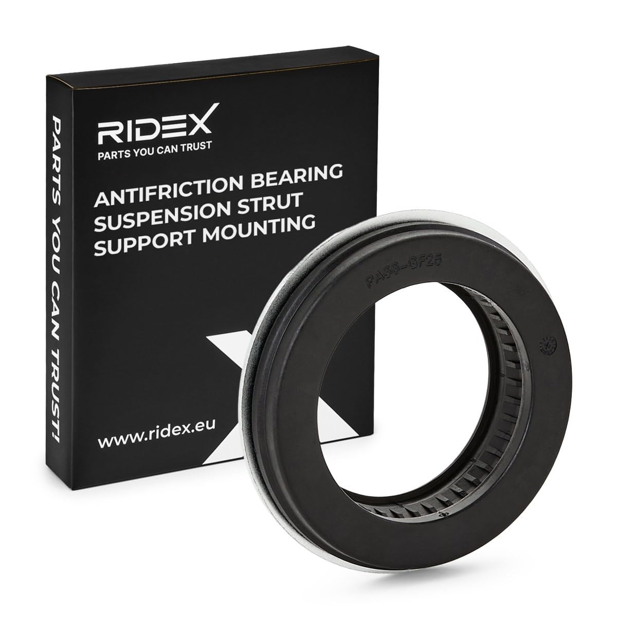RIDEX 1180S0163 Jeu Coupelle d'amortisseur Avant Gauche Avant Droite avec roulement Compatible avec VW Golf 5 3/5 portes 1K1