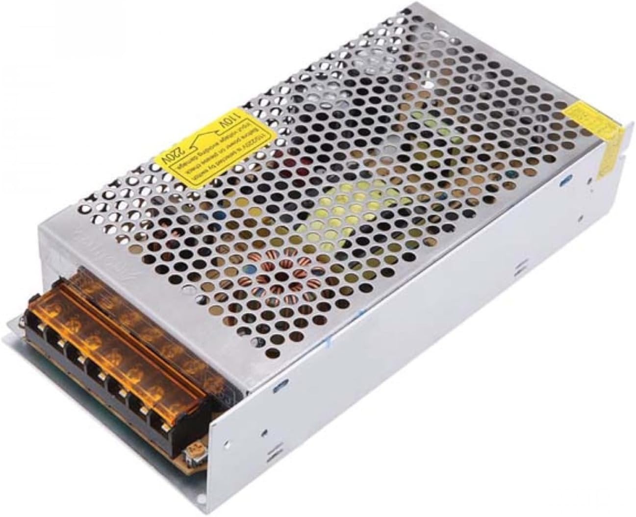 Transformer for controlled Power Supply and Professional Use, 110 – 230 V; 50 – 60 Hz, Output 12 V/10 A Switch for LED Light Strips and other devices, video camera, cctv Systems, Anti-Theft Systems & More – Max 120 W