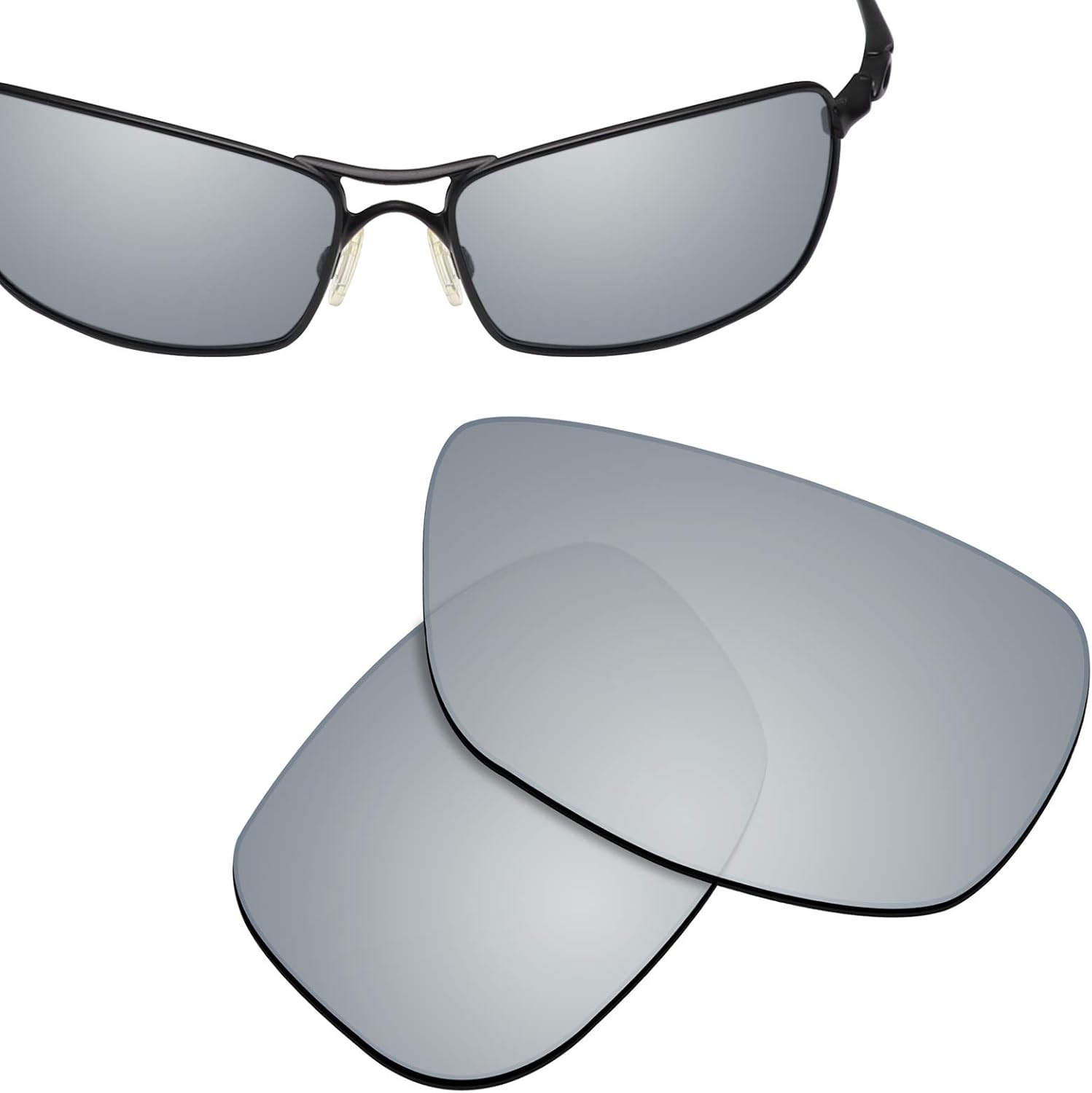 New 1.8mm Thick UV400 Replacement Lenses for Oakley Crosshair 2.0 OO4044 Sunglass