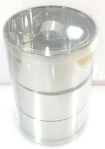 Miniatura 2 de SUNRISE Juego de cortador de galletas y anillos de acero inoxidable (3 anillos, 1 manipulador, 4 piezas)