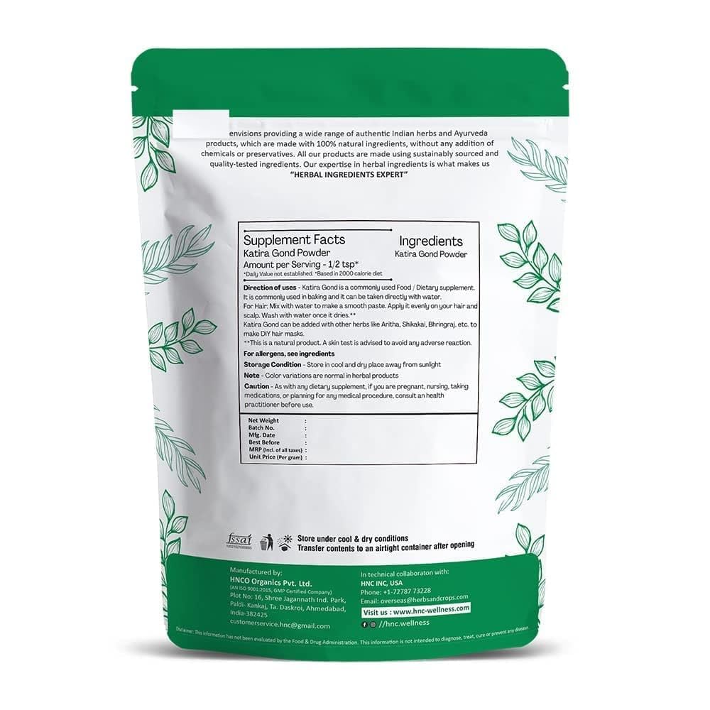 Gond for Laddu Making & Sweets/Edible Gond Powder/Kikar/Dink/Gond Arabic / 100% Authentic, Sourced from Forest, Tragacanth Gum Powder, 227 gram