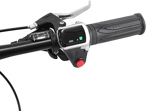 Miniatura 6 de Empuñadura de acelerador de bicicleta eléctrica, 1 par de pantalla LCD impermeable para manillar del acelerador para autos eléctricos, bicicleta,