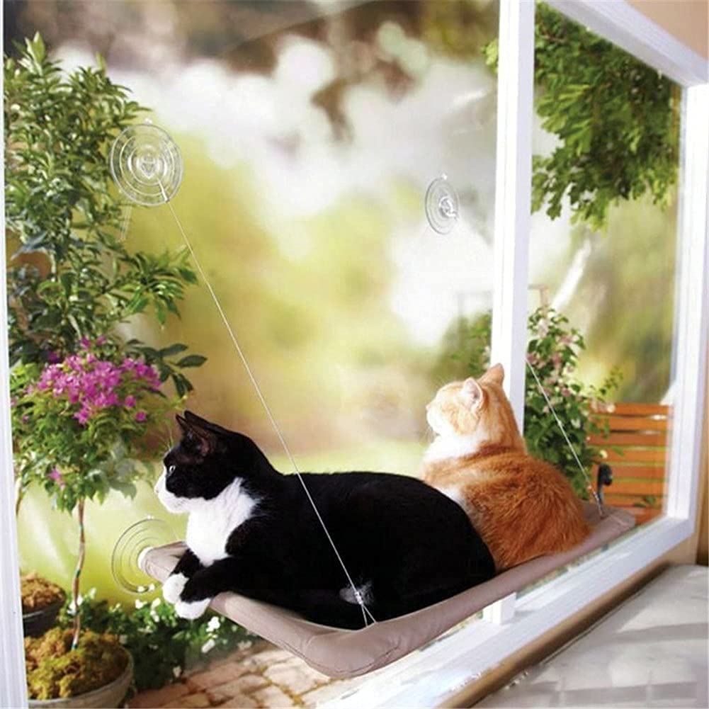 Amaca per gatti Cute Pet Hanging Beds Bearing 20Kg Cats Sunny Window Seat Mount Pet Cats Amaca Gatti Pet Bed Shelf Seat Beds llxyzrzbhd714