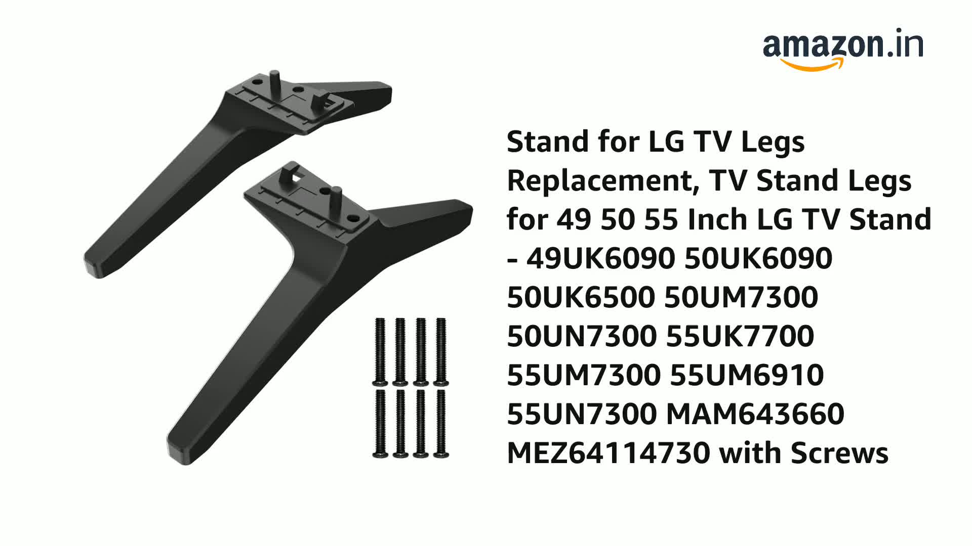 Table à Pied Base Support Pour 49UB850V 49UB950V 49UB95 49UB820 TV
