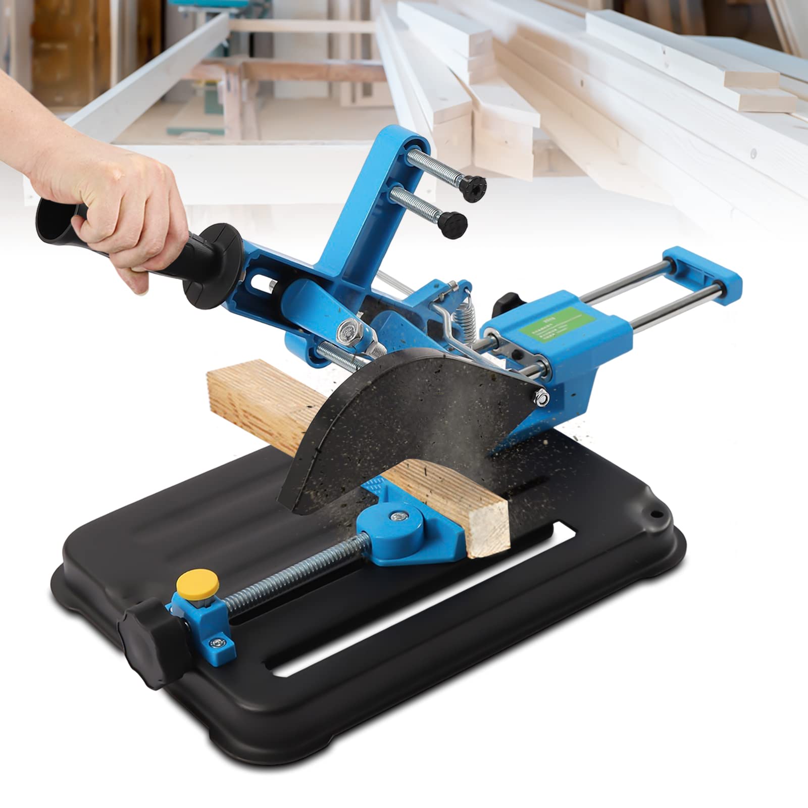 Supporto per smerigliatrice angolare, supporto universale, supporto fisso per smerigliatrice angolare, sega da tavolo multifunzione, per smerigliatrice angolare da 100 e 125