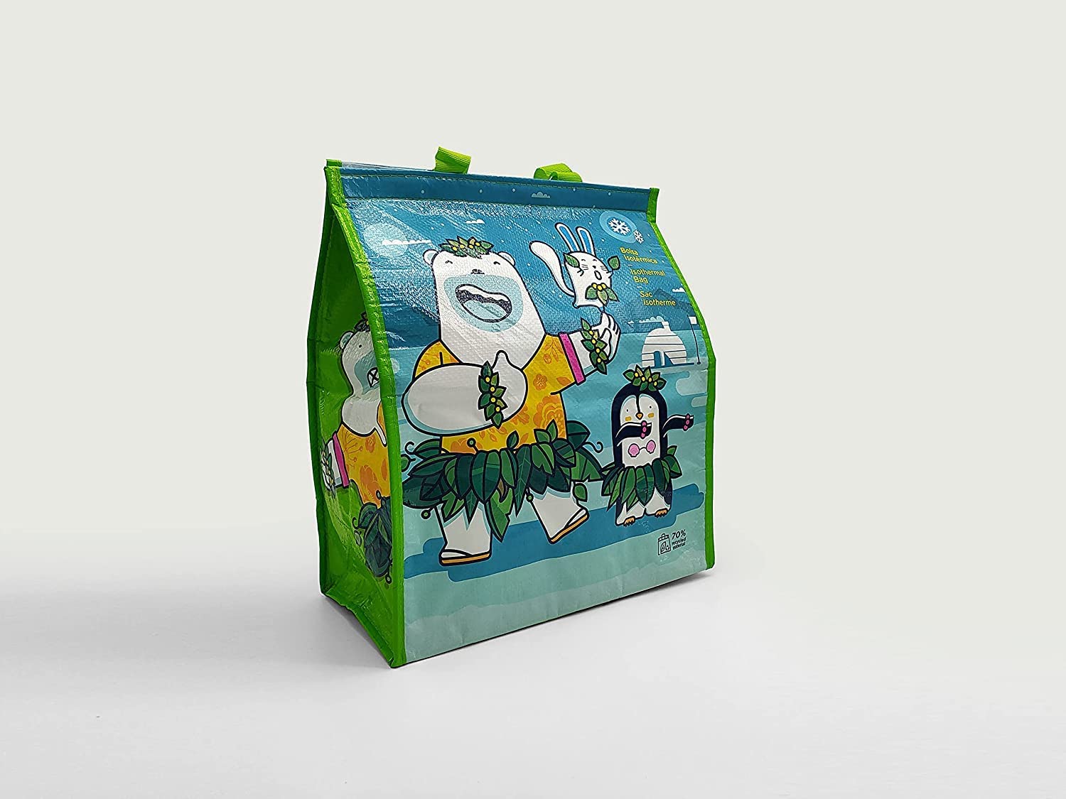 Bolsa isotérmica para Alimentos 36 x 42 x 20 cm supermercados para Transportar congelado. Caja 50 uds
