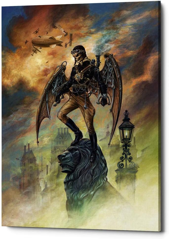 Epic Graffiti 'The Black Baron' by Alchemy, Canvas Wall Art, 18"x26"