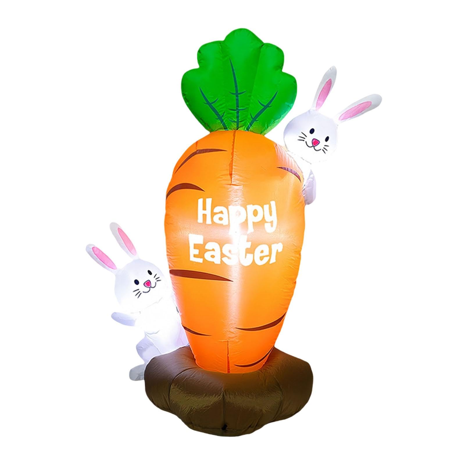 Easter Inflatable Decoration Funny Scene Layout Easter Inflatable Bunny Toy| Holiday & Seasonal Da©co | Christmas & Winter | Yard Da©co-image-10