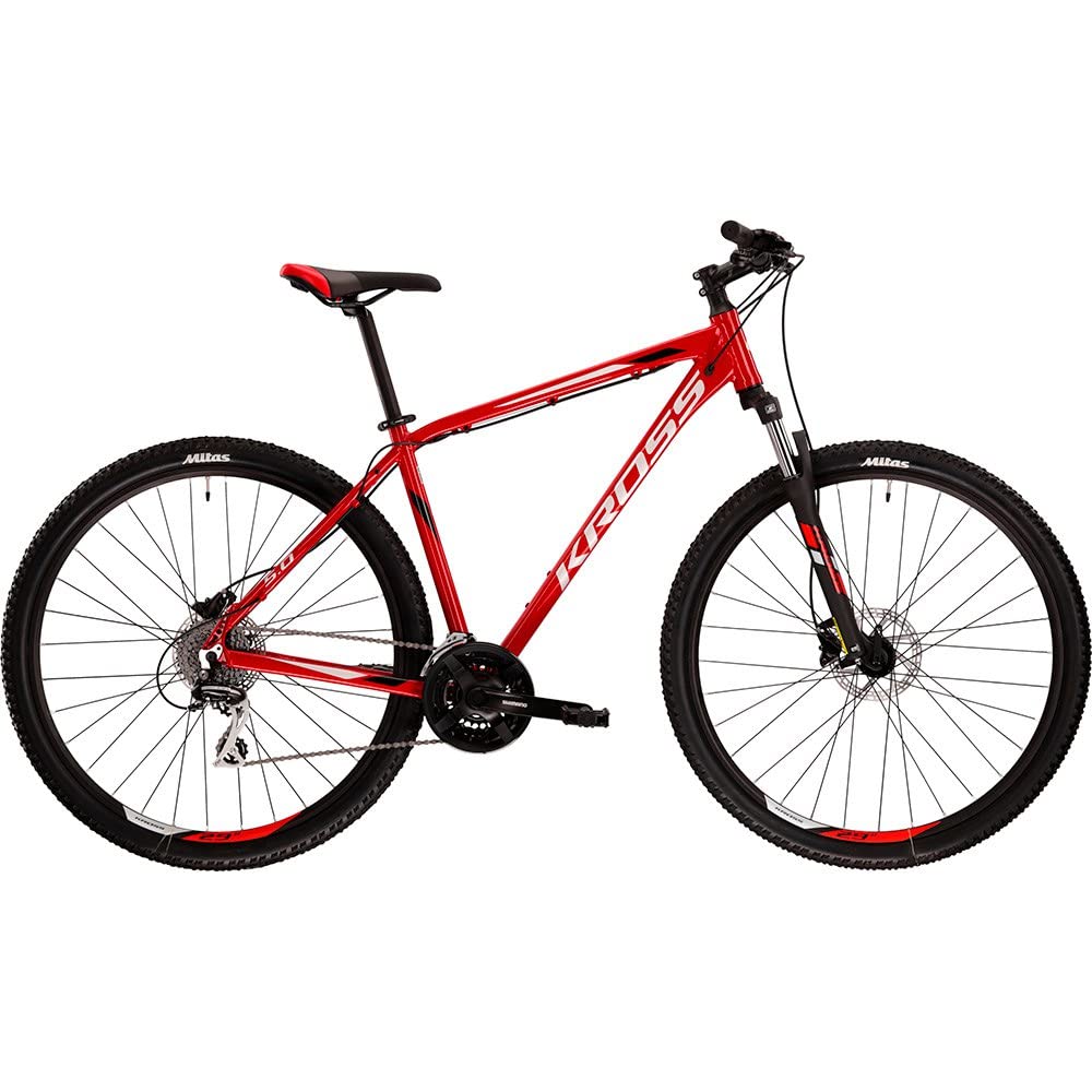 Kross Hexagon 5.0 29 Zoll Größe Größe S Rot / Grau / Schwarz Mountainbike Herren Sport & Freizeit