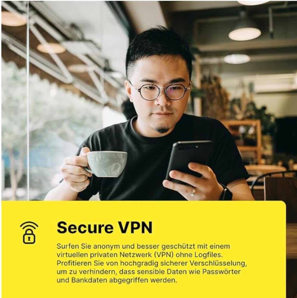 Seagate One Touch 2TB tragbare Externe Festplatte + Norton 360 Deluxe 2026, Antivirensoftware für 3 Geräte